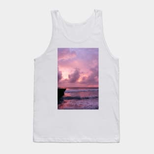 Reflections of Pink: A Sky and Sea in Harmony Tank Top